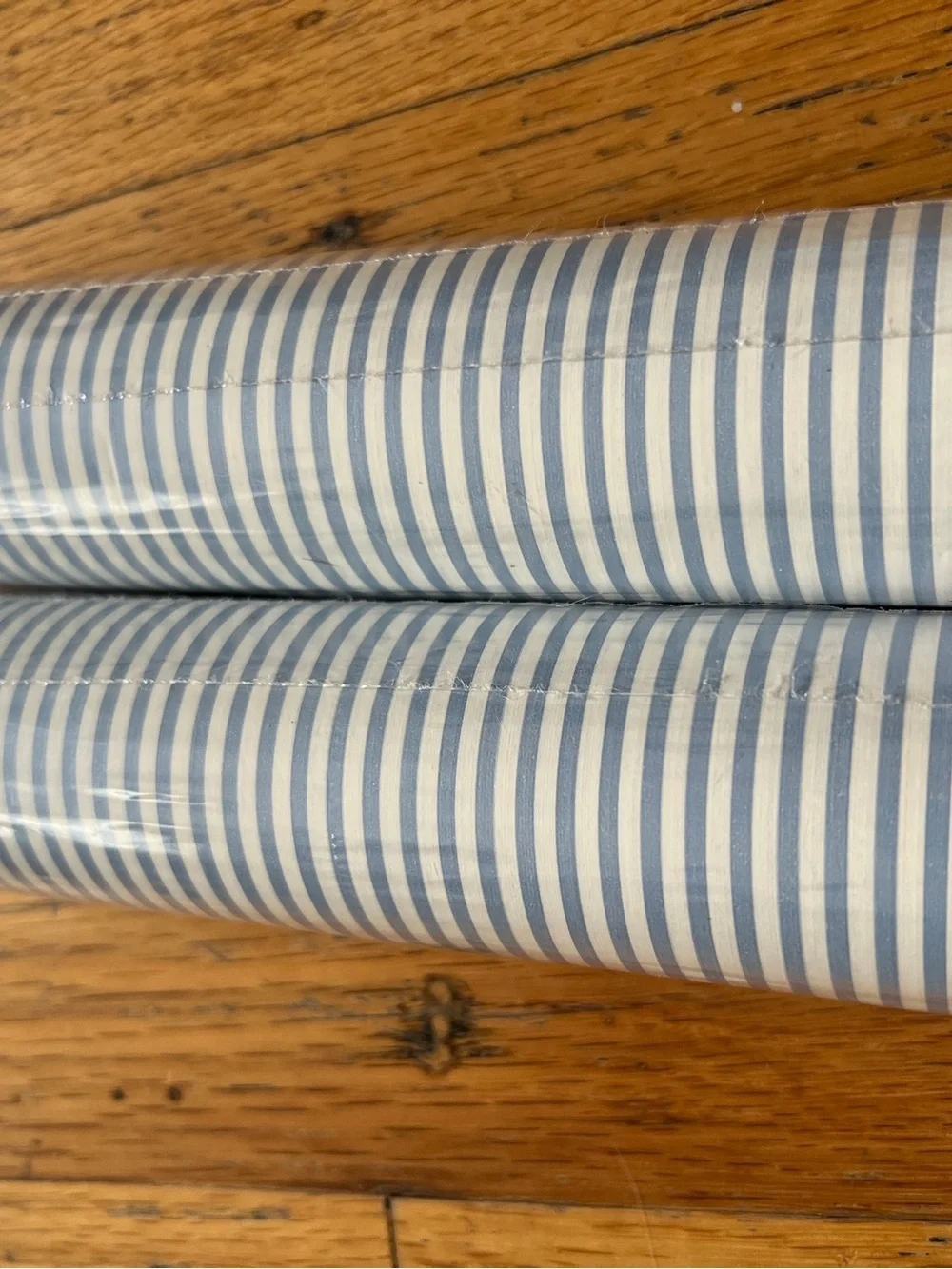 C&A Wallcoverings Blue Striped Wallpaper Roll